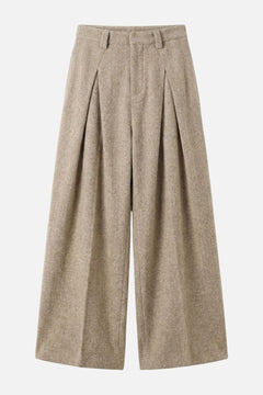 Textured Loose Trousers