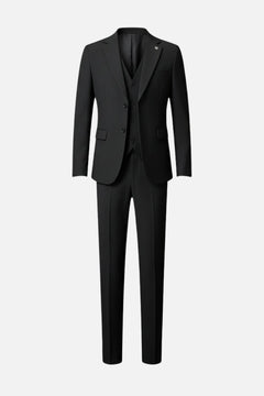 Signature Black Three-Piece Suit