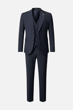 Signature Navy Three-Piece Suit