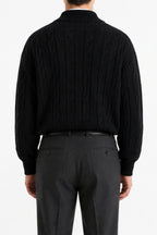 Cable Quarter-Zip Sweater
