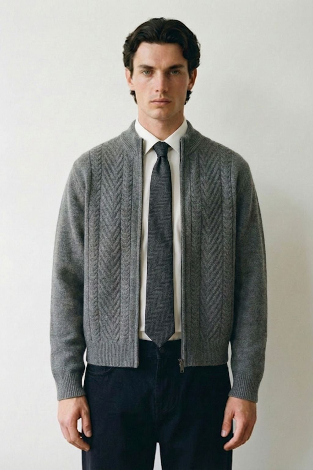 Zip Up Cardigan