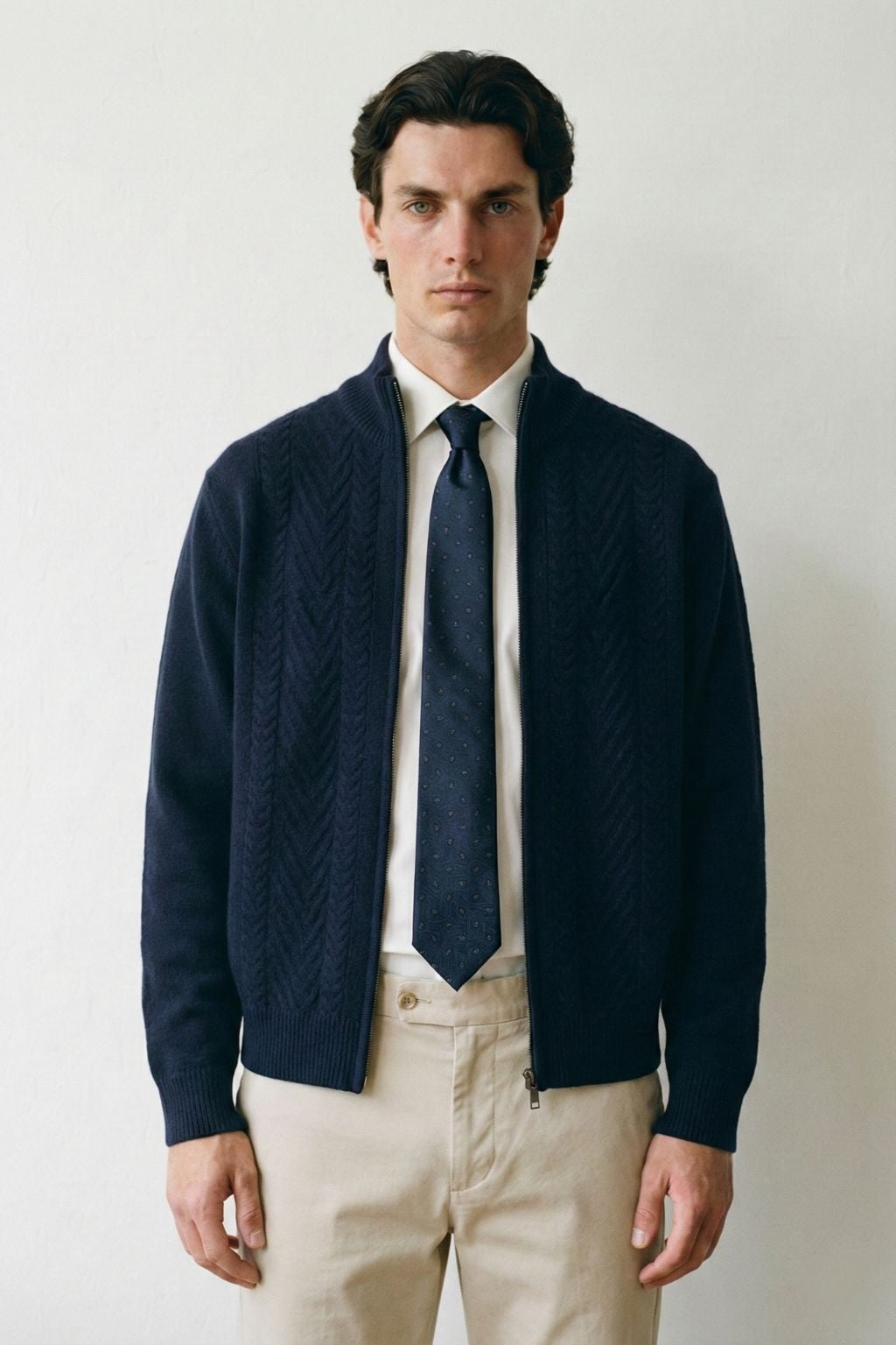 Zip Up Cardigan