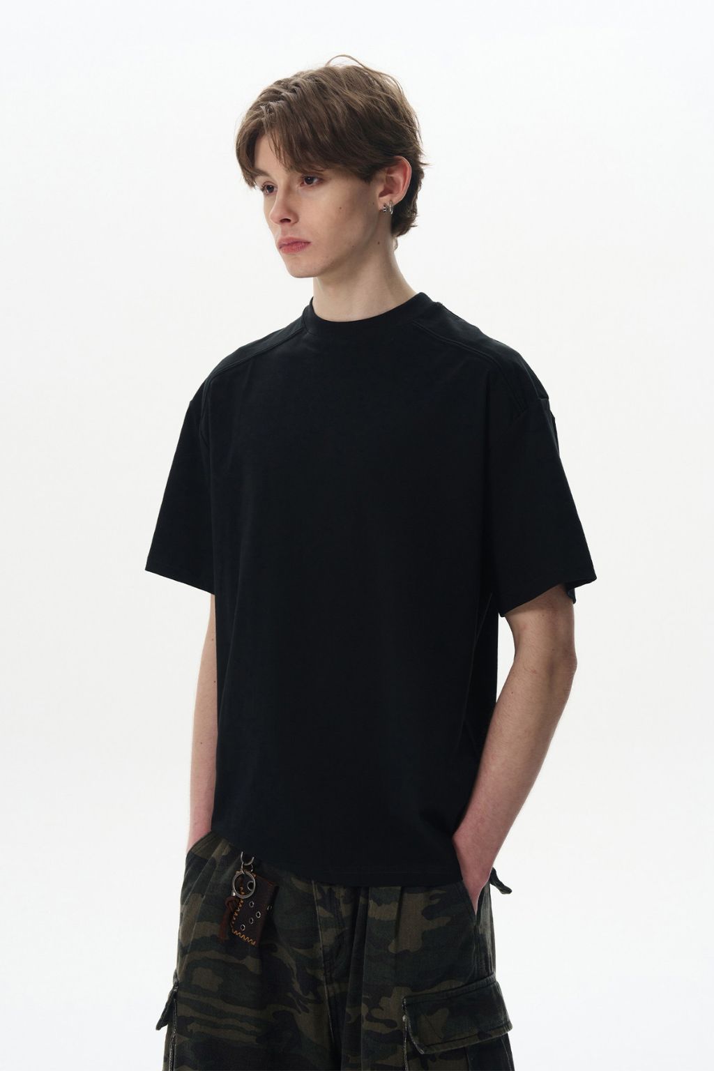 Boxy Spliced Tee