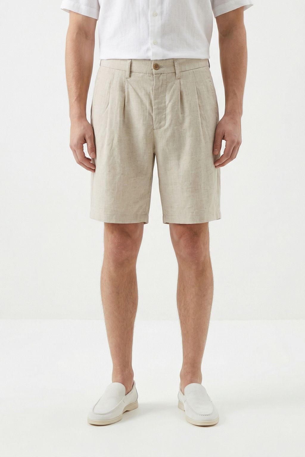 Pleated Shorts
