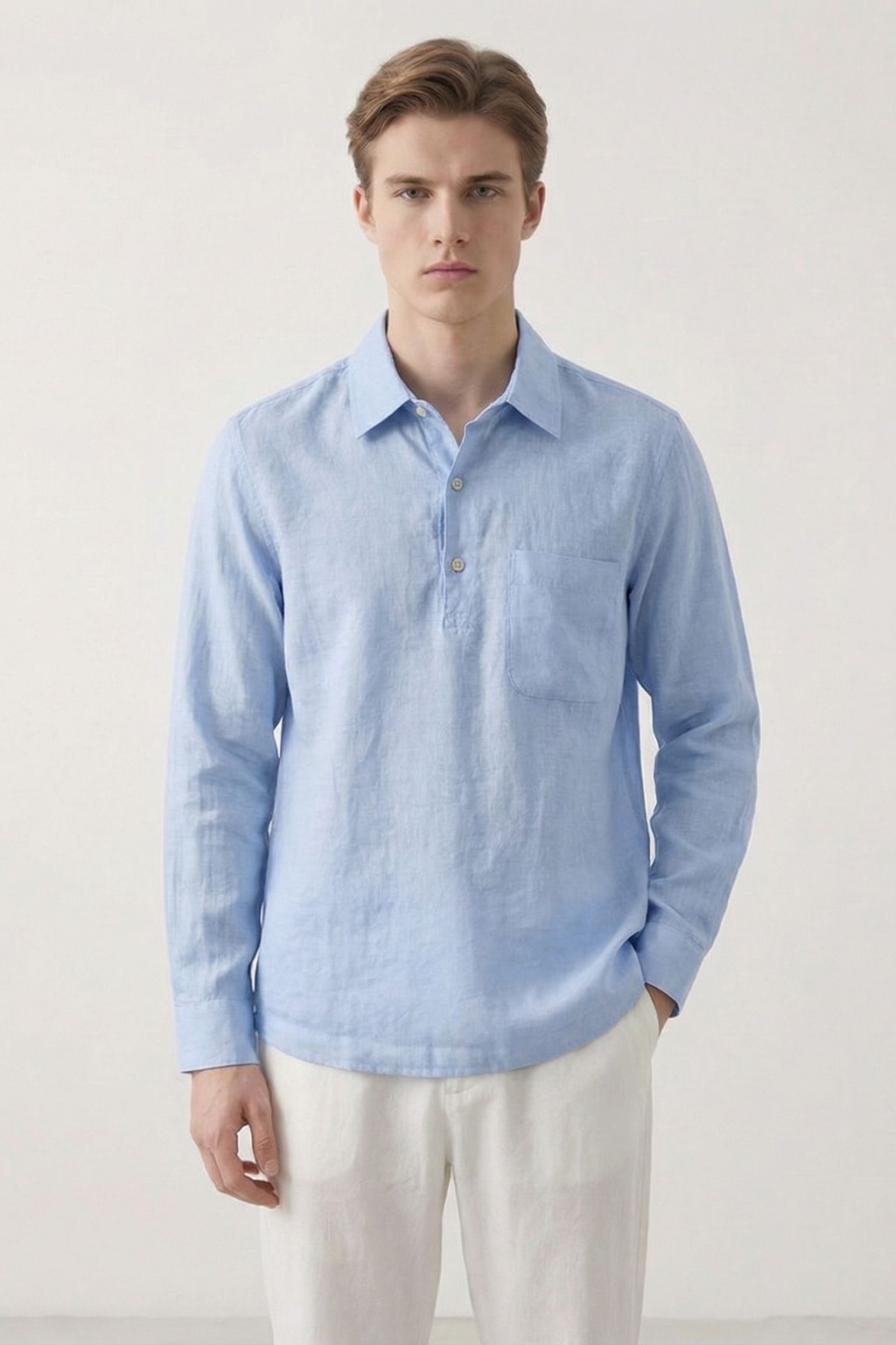 Riviera Long-Sleeve Polo Shirt