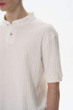 Boxy Ribbed Henley