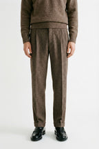 Herringbone Suit Trousers
