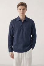 Riviera Long-Sleeve Polo Shirt