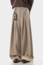 Textured Loose Trousers
