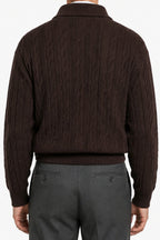 Cable Quarter-Zip Sweater