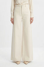 High-Waist Flare Trousers