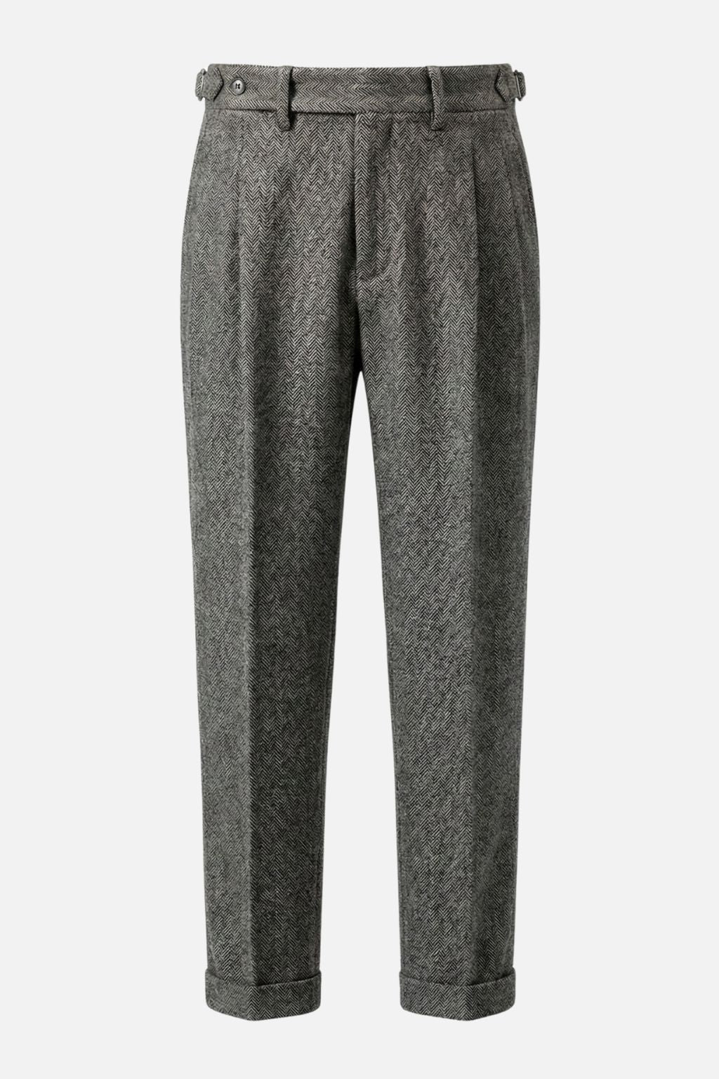 Herringbone Suit Trousers