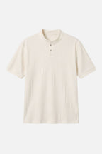Boxy Ribbed Henley