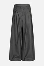 Cross Pleated Suit Trousers