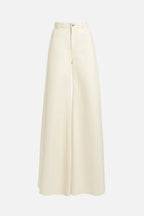 High-Waist Flare Trousers