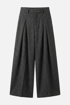 Textured Loose Trousers