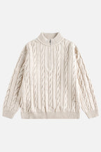 Cable Quarter-Zip Sweater