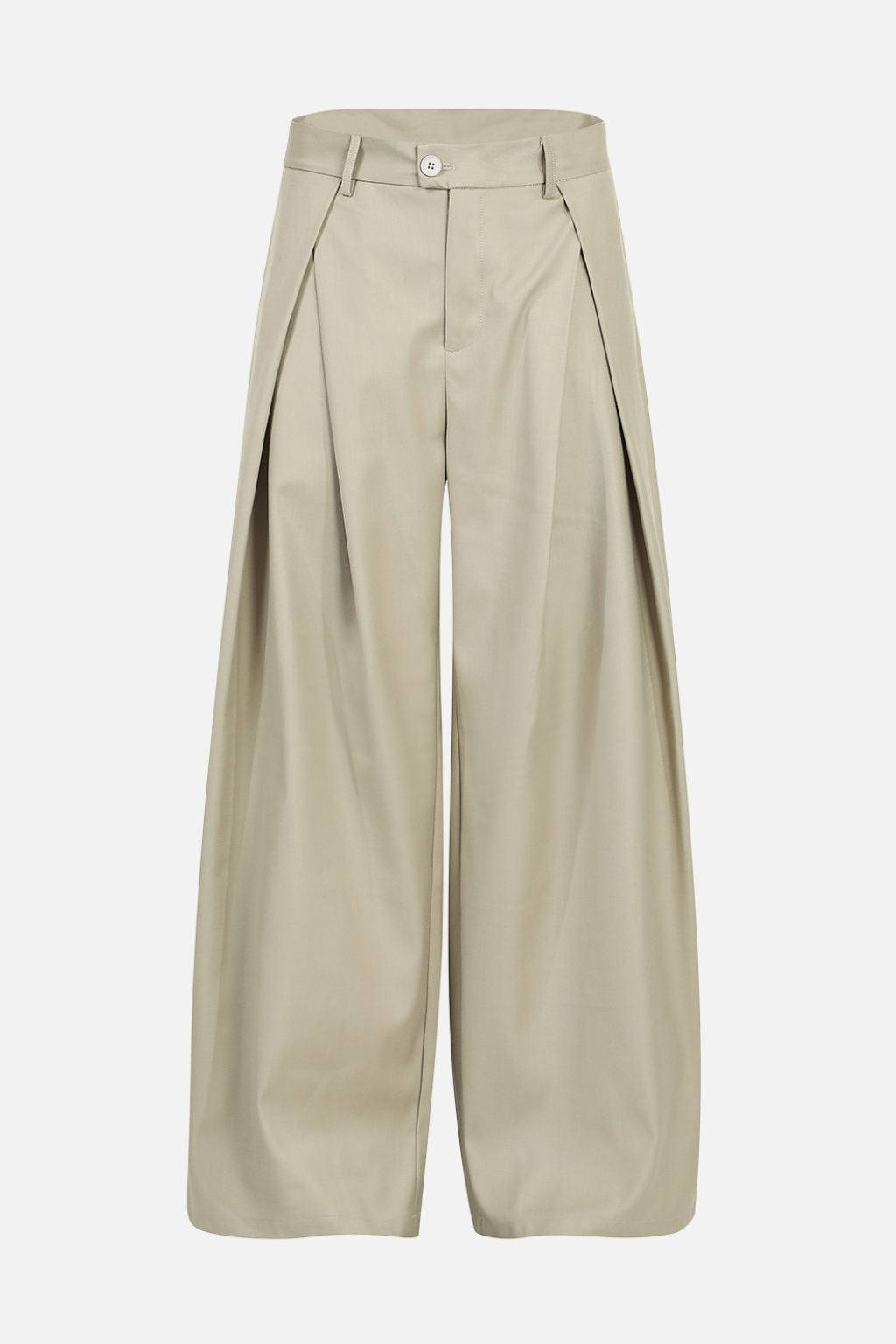 Cross Pleated Suit Trousers