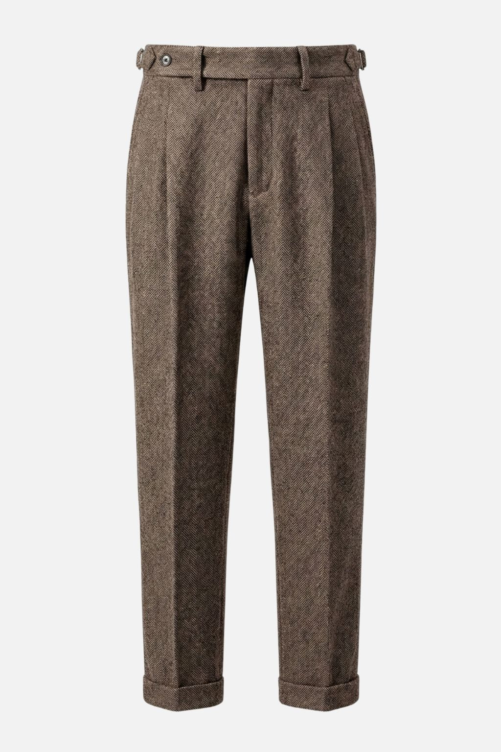 Herringbone Suit Trousers