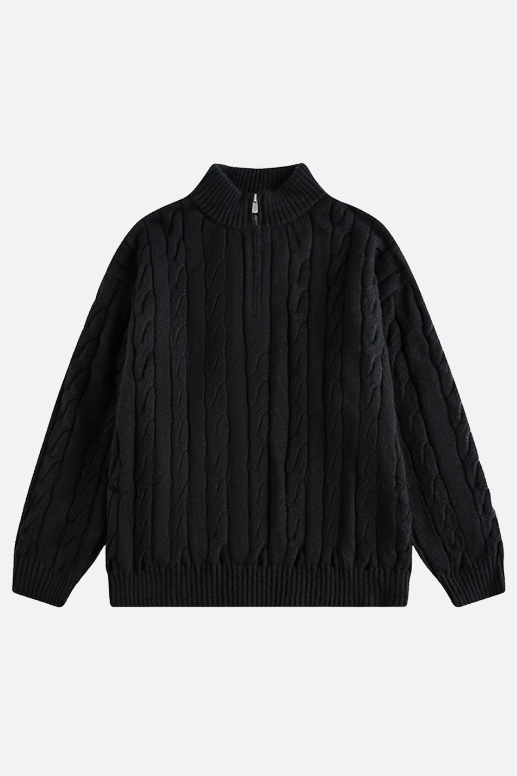 Cable Quarter-Zip Sweater