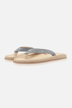 Suede Flip Flops