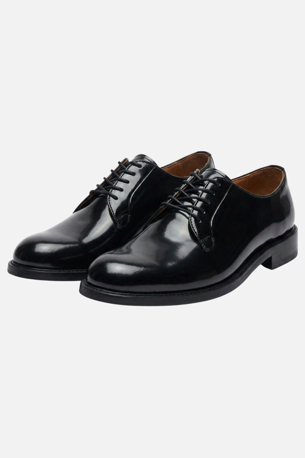 Plain-Toe Derby Shoes