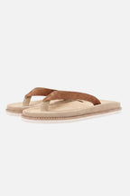 Suede Flip Flops