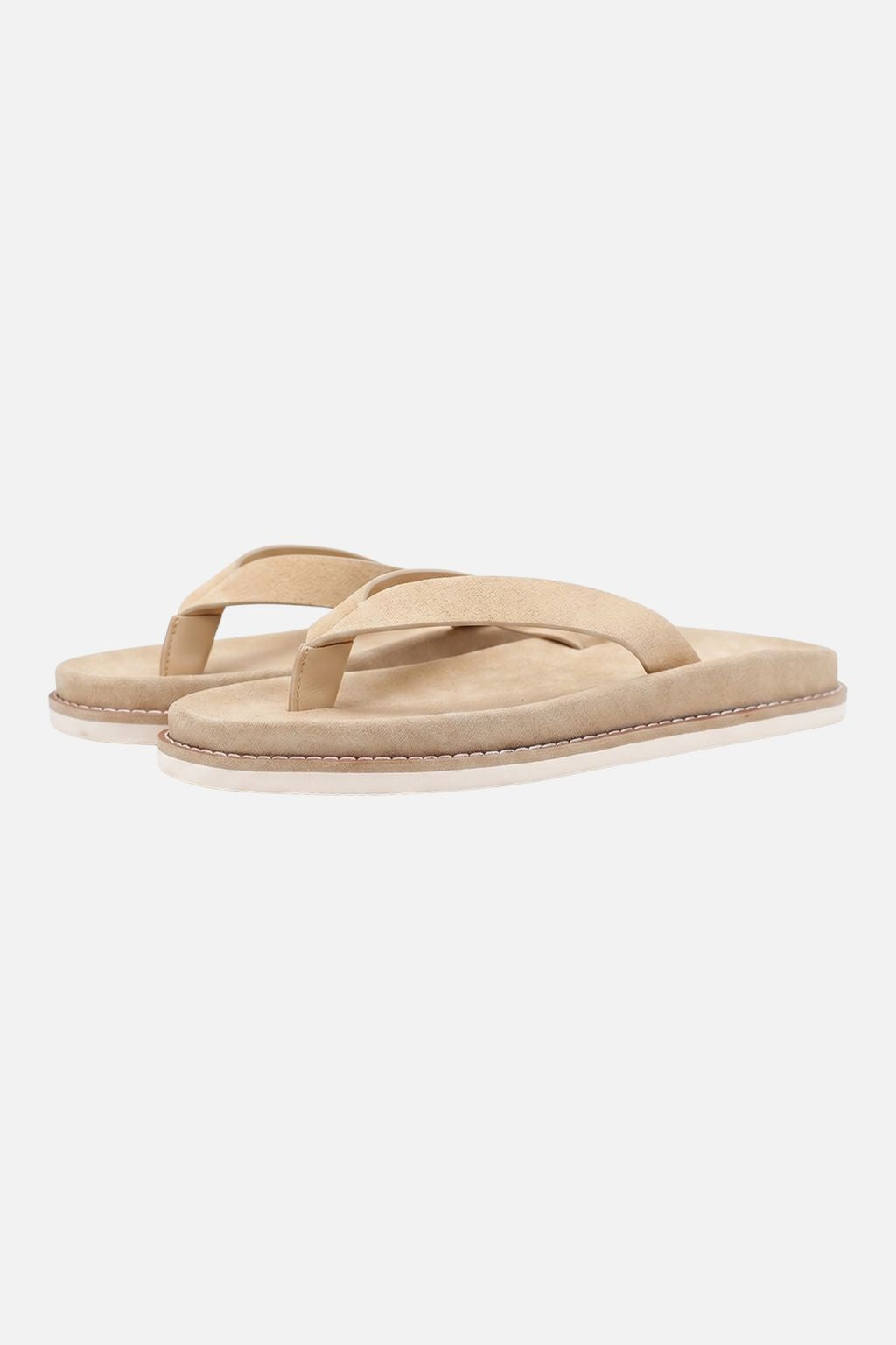 Suede Flip Flops