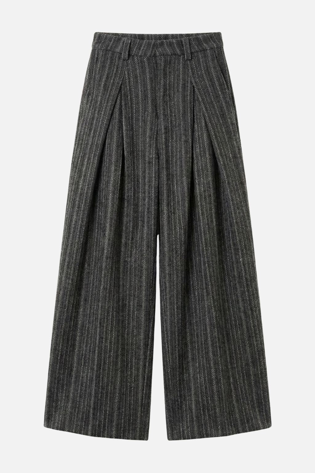 Textured Loose Trousers