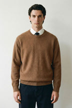 Double Knit High Neck Sweater