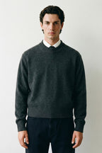Double Knit High Neck Sweater