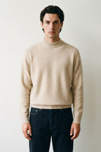 Double Knit High Neck Sweater
