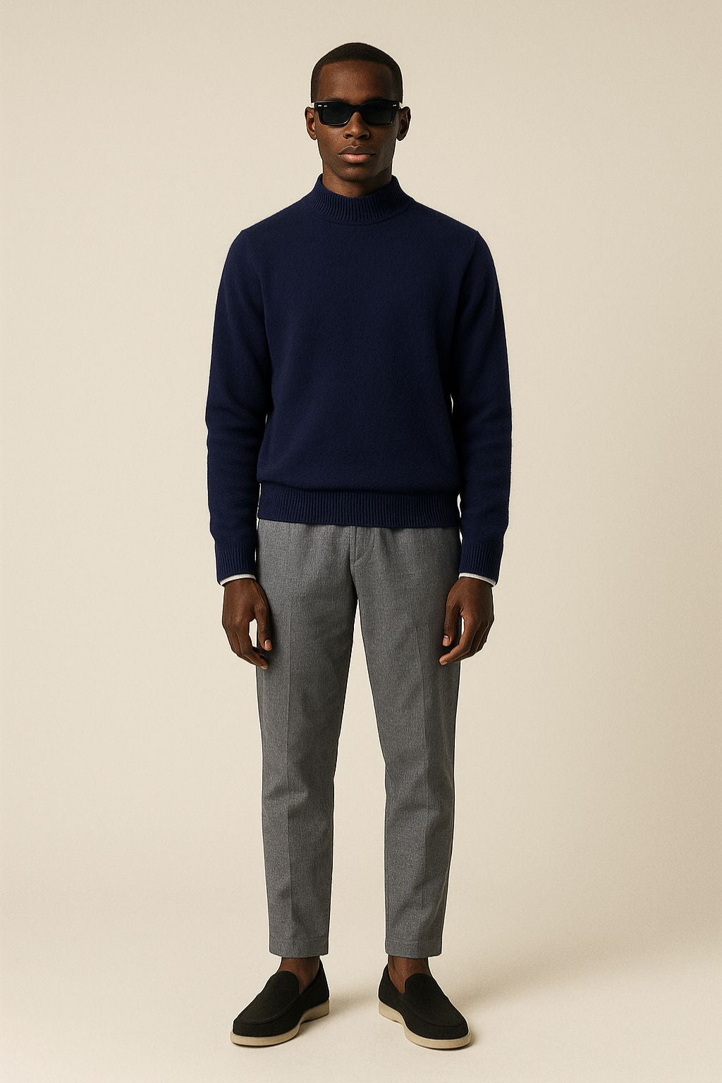 Double Knit Cashmere Crewneck