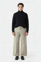 LAB Cable Knit Half-Zip Sweater