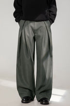 LAB Cross Pleated Relaxed Trousers