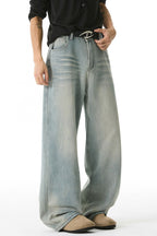LAB Vintage Washed Straight Jeans