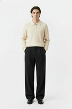 LAB Fleece Knit Zip Sweater