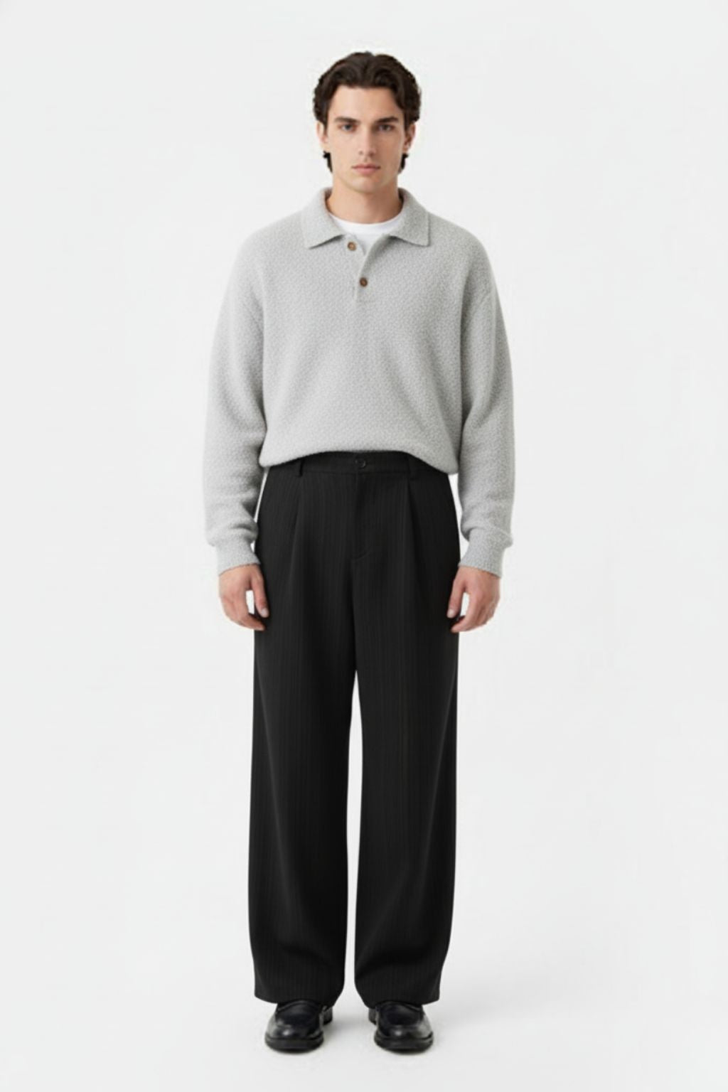 LAB Vintage Fleece Collar Sweater