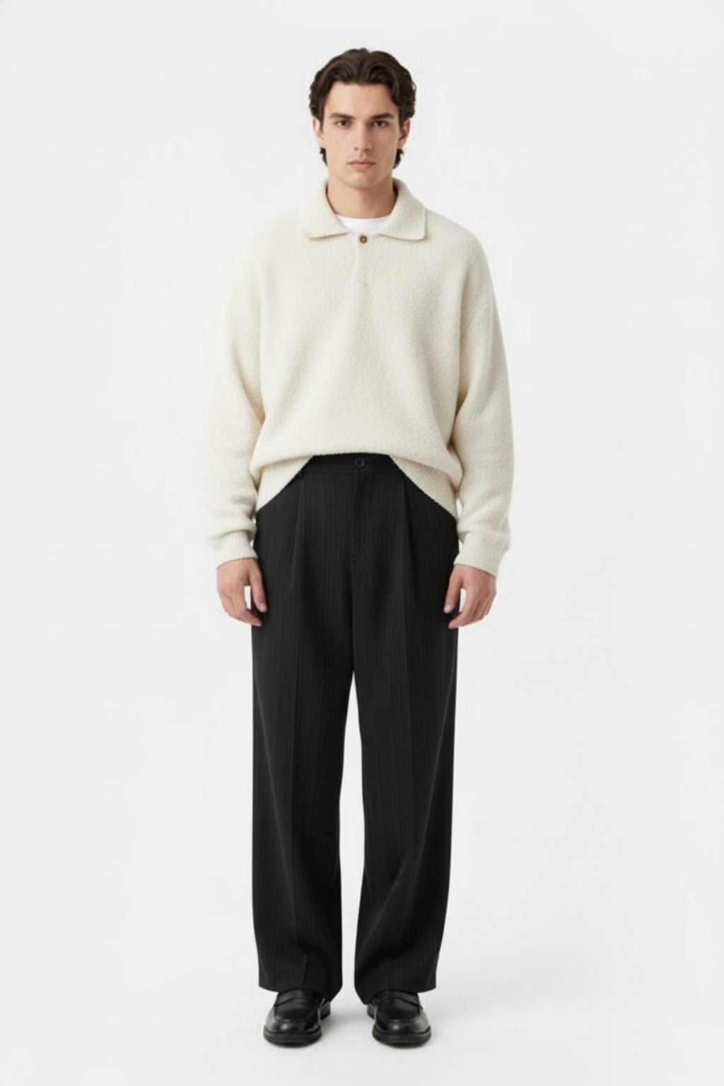 LAB Vintage Fleece Collar Sweater