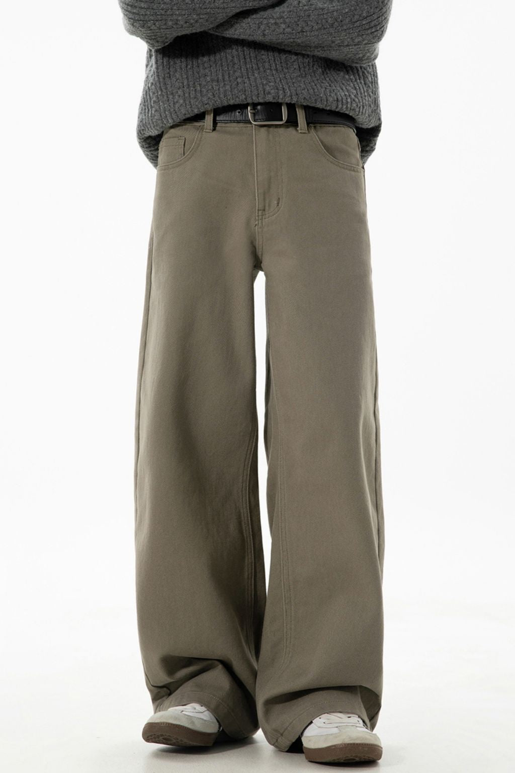 LAB Pleated Wide-Leg Trousers