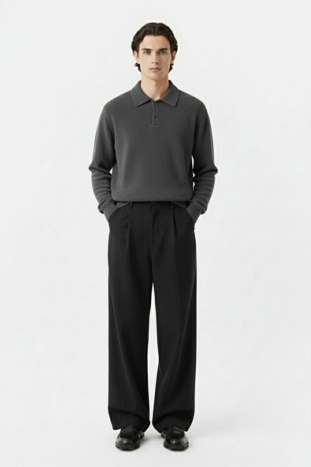 LAB Vintage Fleece Collar Sweater