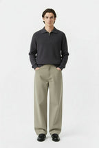 LAB Fleece Knit Zip Sweater