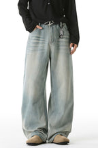 LAB Vintage Washed Straight Jeans