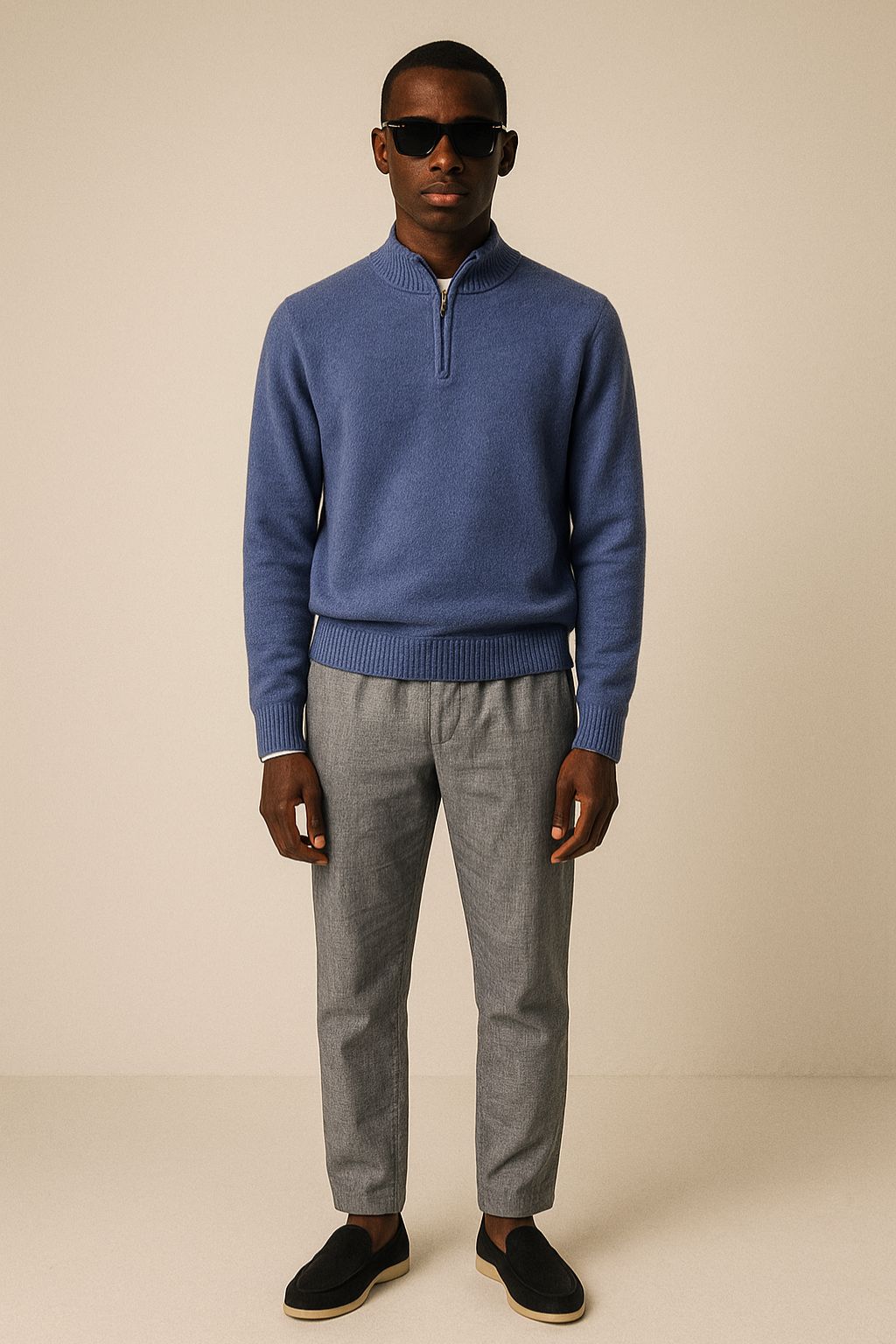 Baby Cashmere Half Zip