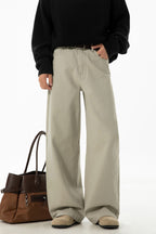 LAB Pleated Wide-Leg Trousers