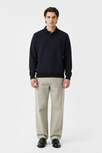 LAB Washed Polo Sweater