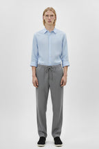 Relaxed Linen Drawstring Trousers