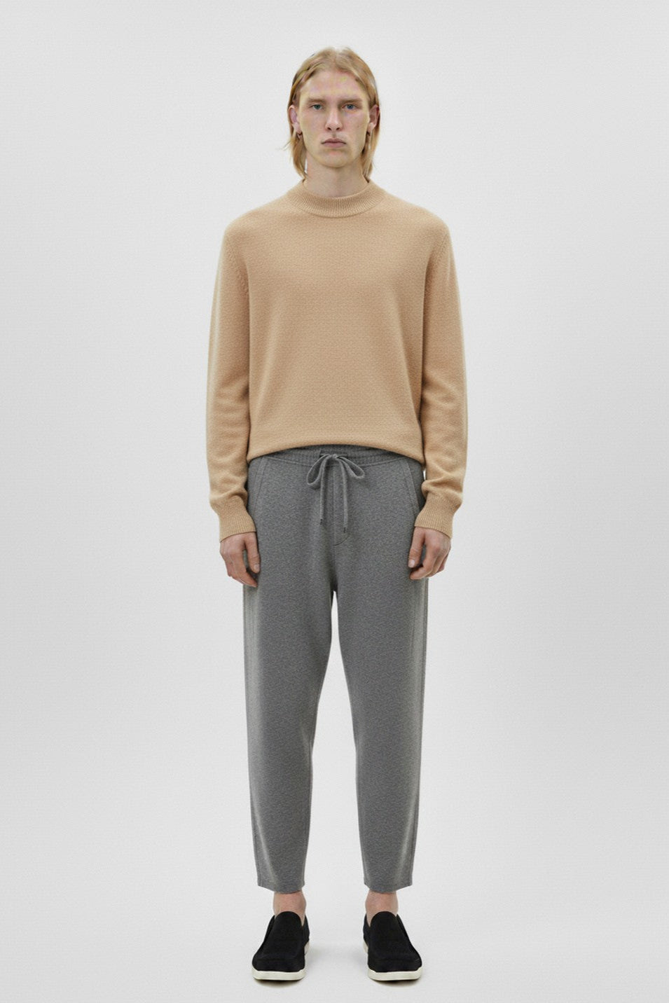 Double Knit Cashmere Crewneck