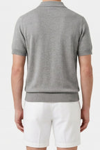 Textured Knit Polo
