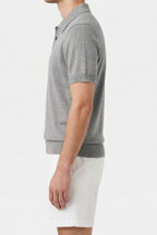 Textured Knit Polo